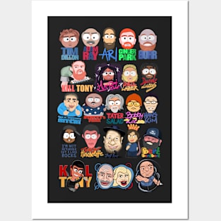 Stand Up Comedy Ultimate Collection - Stand-Up Icons South Park Style - Extended Edition Posters and Art